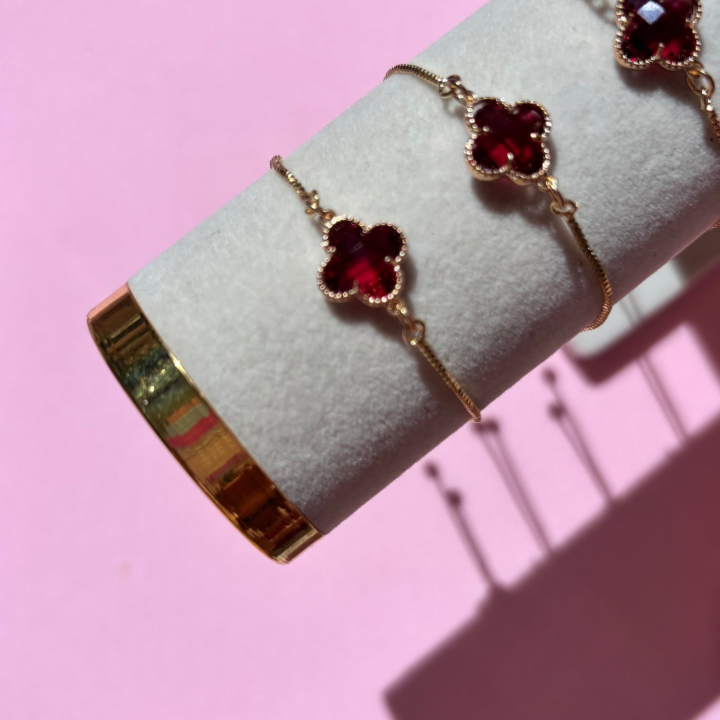 Clover Gold Adjustable Bracelet