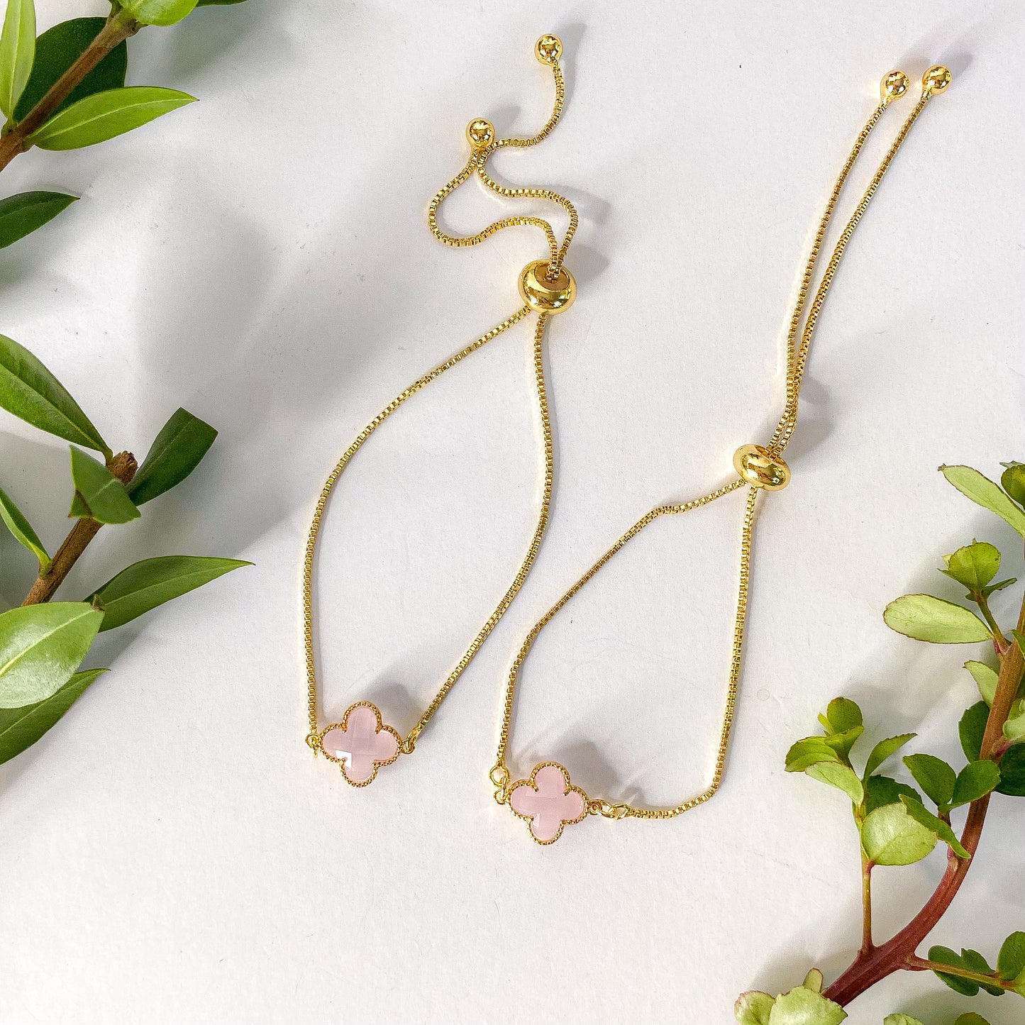 Clover Gold Adjustable Bracelet