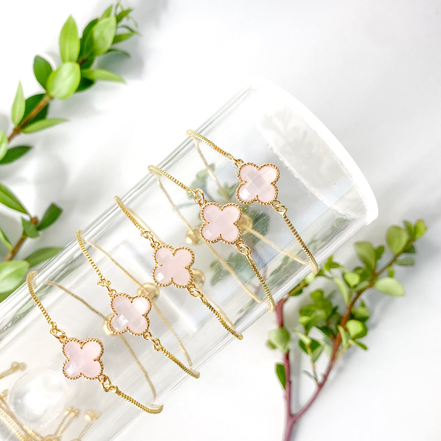 Clover Gold Adjustable Bracelet