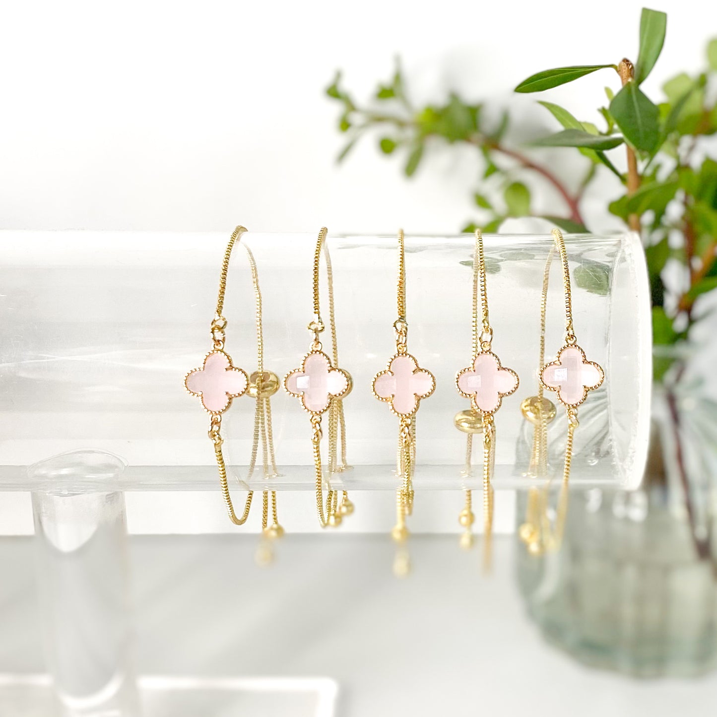 Clover Gold Adjustable Bracelet