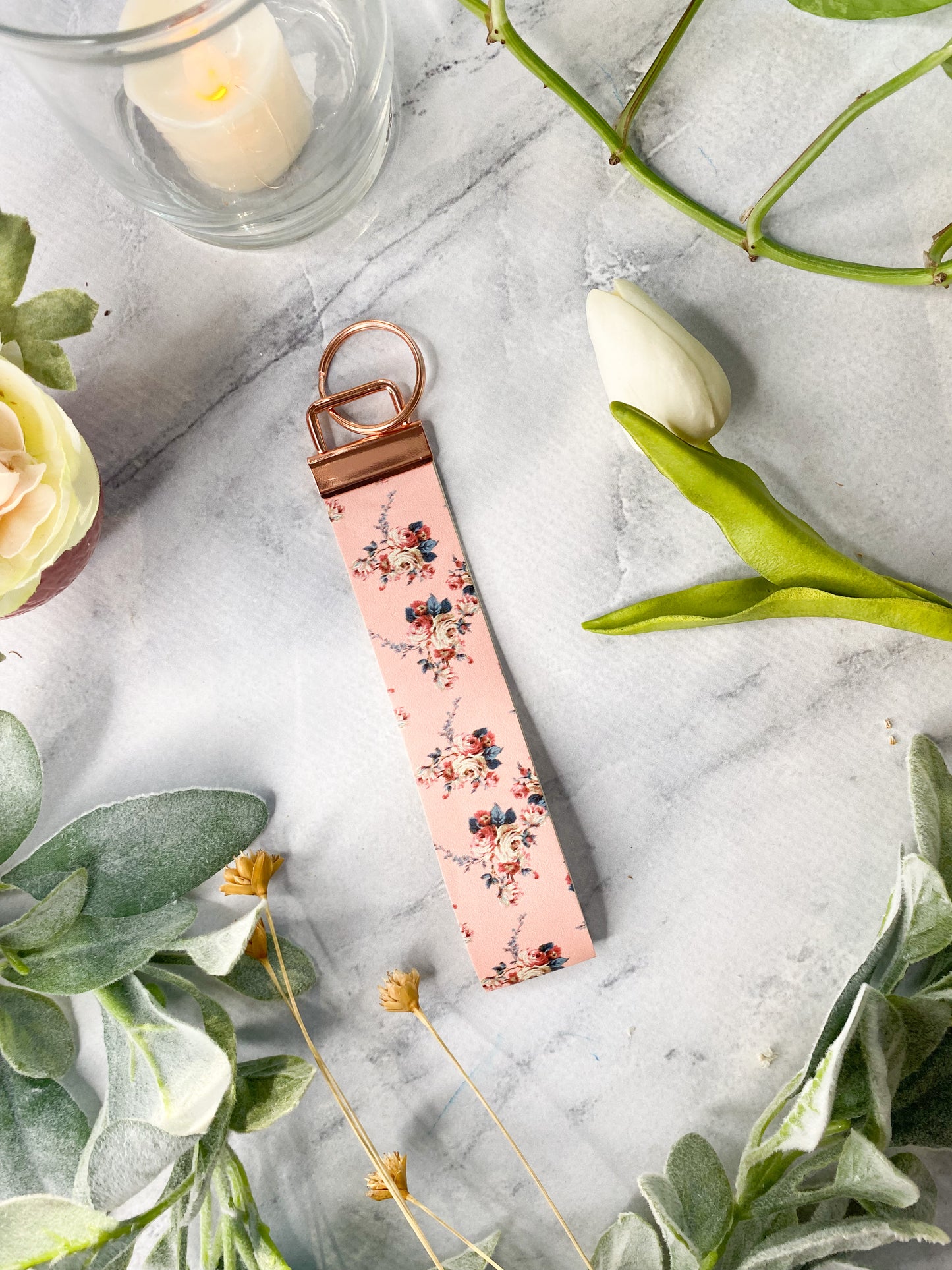 Leatherette Keychain