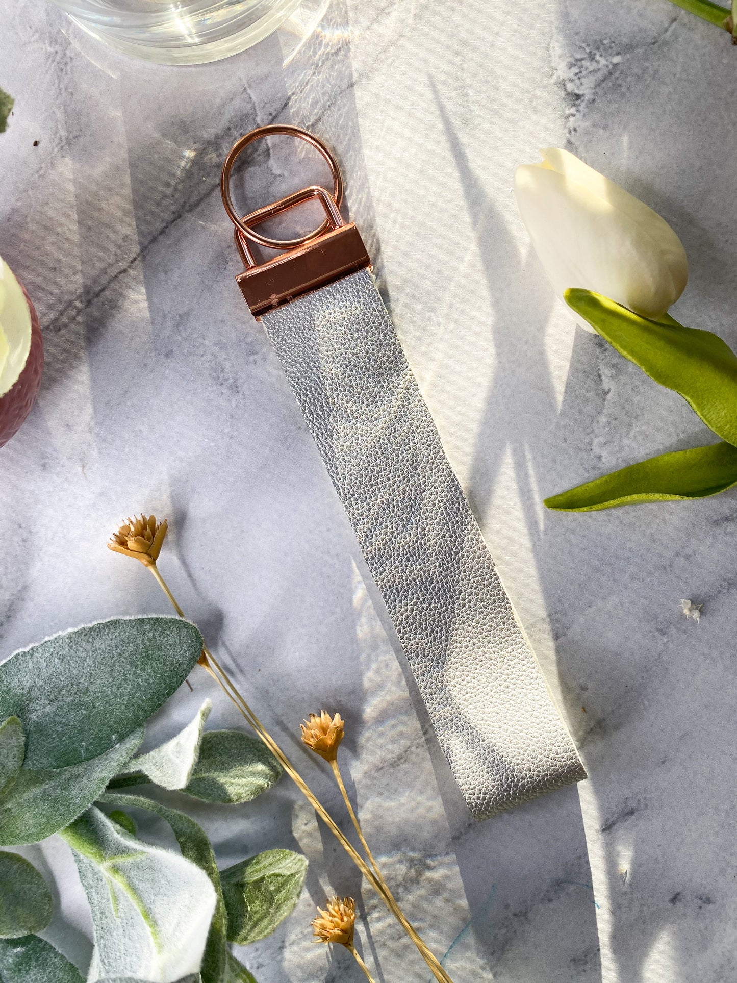 Leatherette Keychain