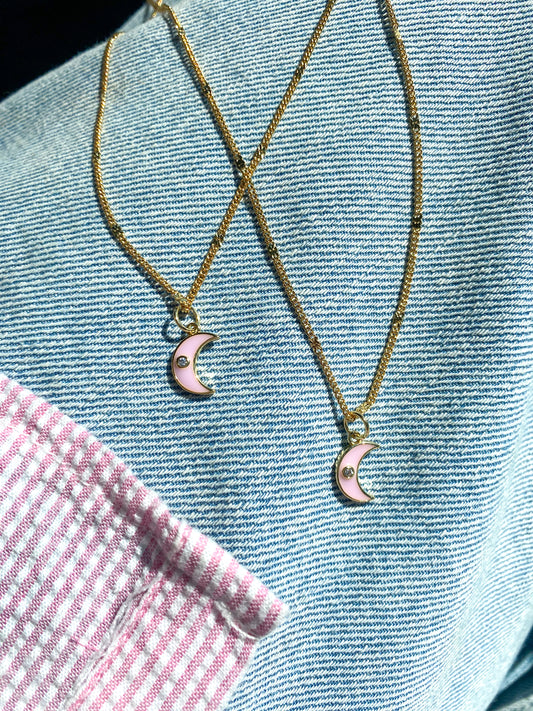 Pink Moon Necklace