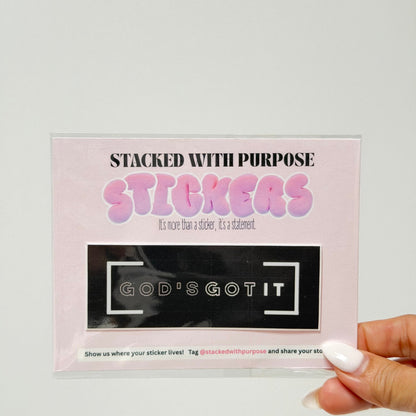 God's Got It Sticker