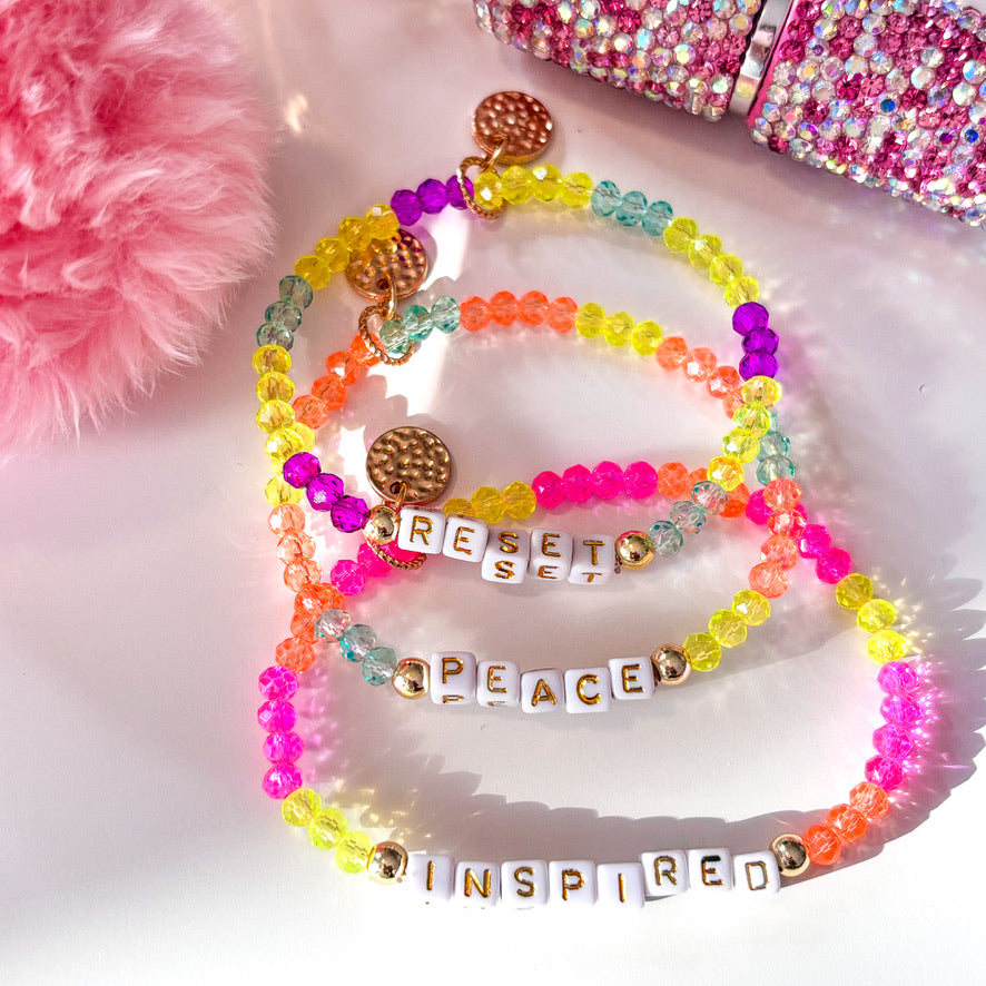 Peace Bracelet - Limited Bright Collection