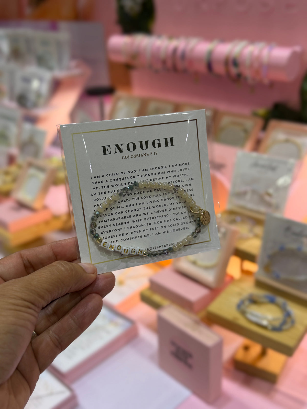 ENOUGH Declaration Bracelet