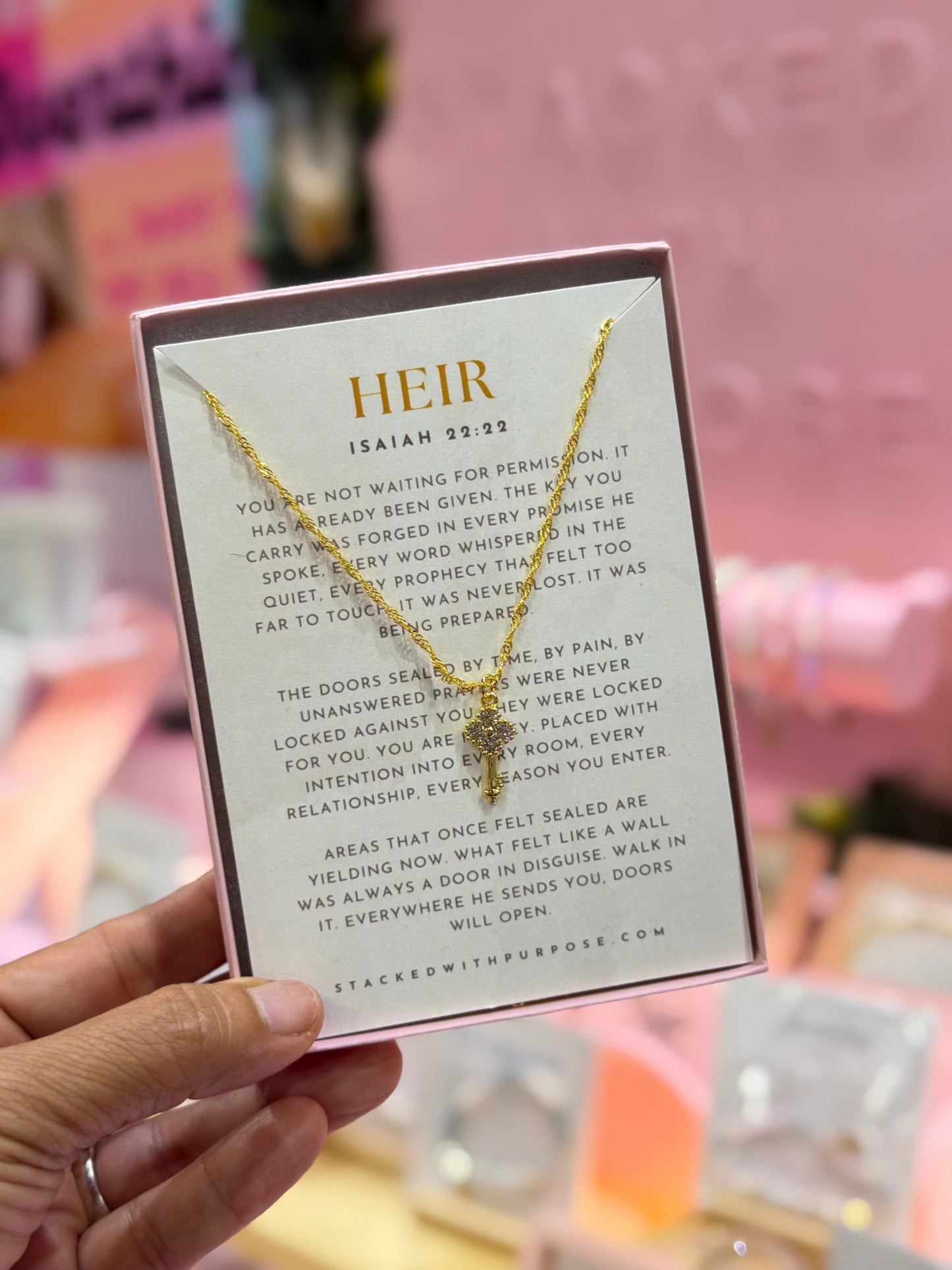 HEIR — Key Pendant Necklace