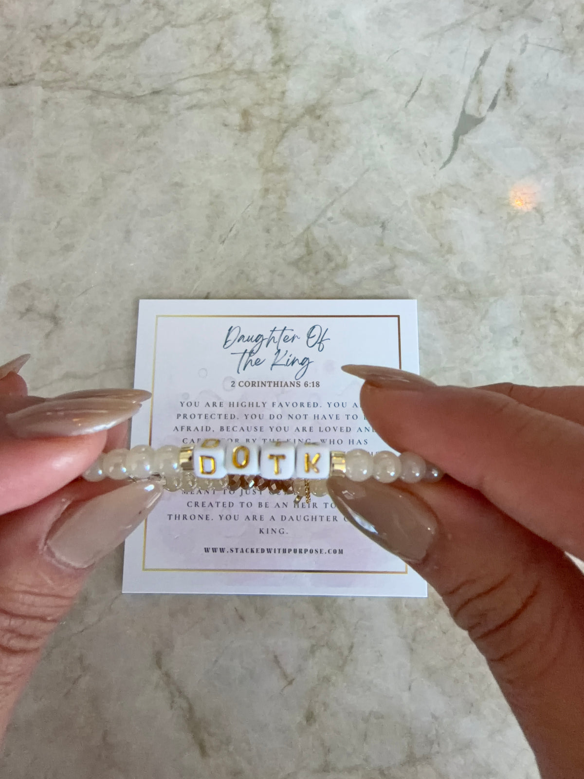 Daughter of the King (DOTK) Declaration Bracelet