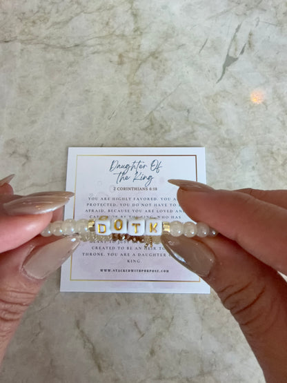 Daughter of the King (DOTK) Declaration Bracelet