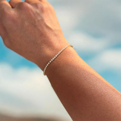 RADIANT Tennis Bracelet — 14K Gold Plated | Non-Tarnish