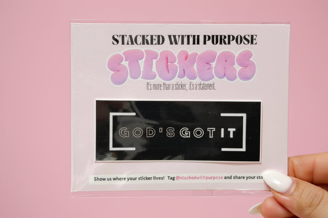 Stickers Think Good Thoughts Pastel Rainbow – Stacked With Purpose