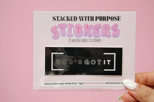 God's got it sticker