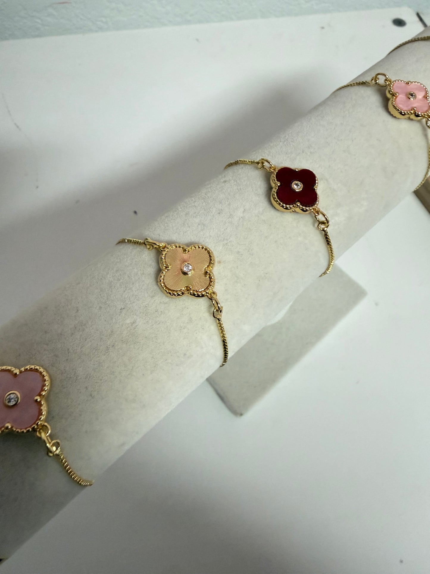 Clover Gold Adjustable Bracelet