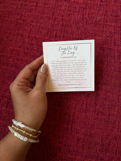 Daughter of the King (DOTK) Declaration Bracelet