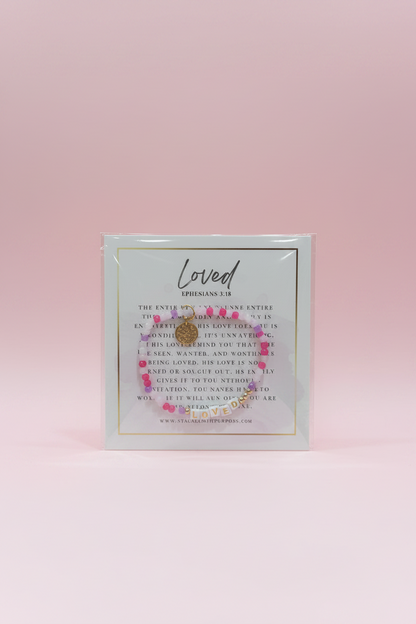 LOVED Declaration Bracelet