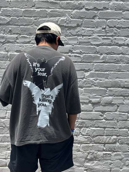It’s Your Fear That’s Killing You – Unisex Christian Drop Shoulder Tee