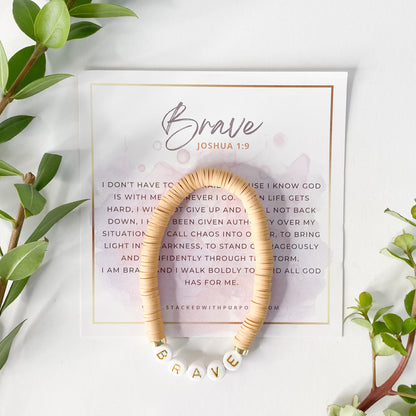 BRAVE Declaration Bracelet